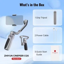 Zhiyun CINEPEER CQ5 3-Axis Smartphone Gimbal Stabilizer Foldable Selfie Stick