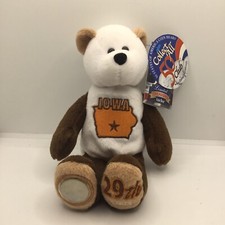 NWT Iowa 29th Limited Treasures Coin Bear Commemorative Quarter 2004