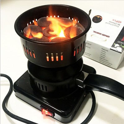 Portable Hot Plat Fast Burning Shisha Hookah Charcoal Burner Coal Heater Home Ebay