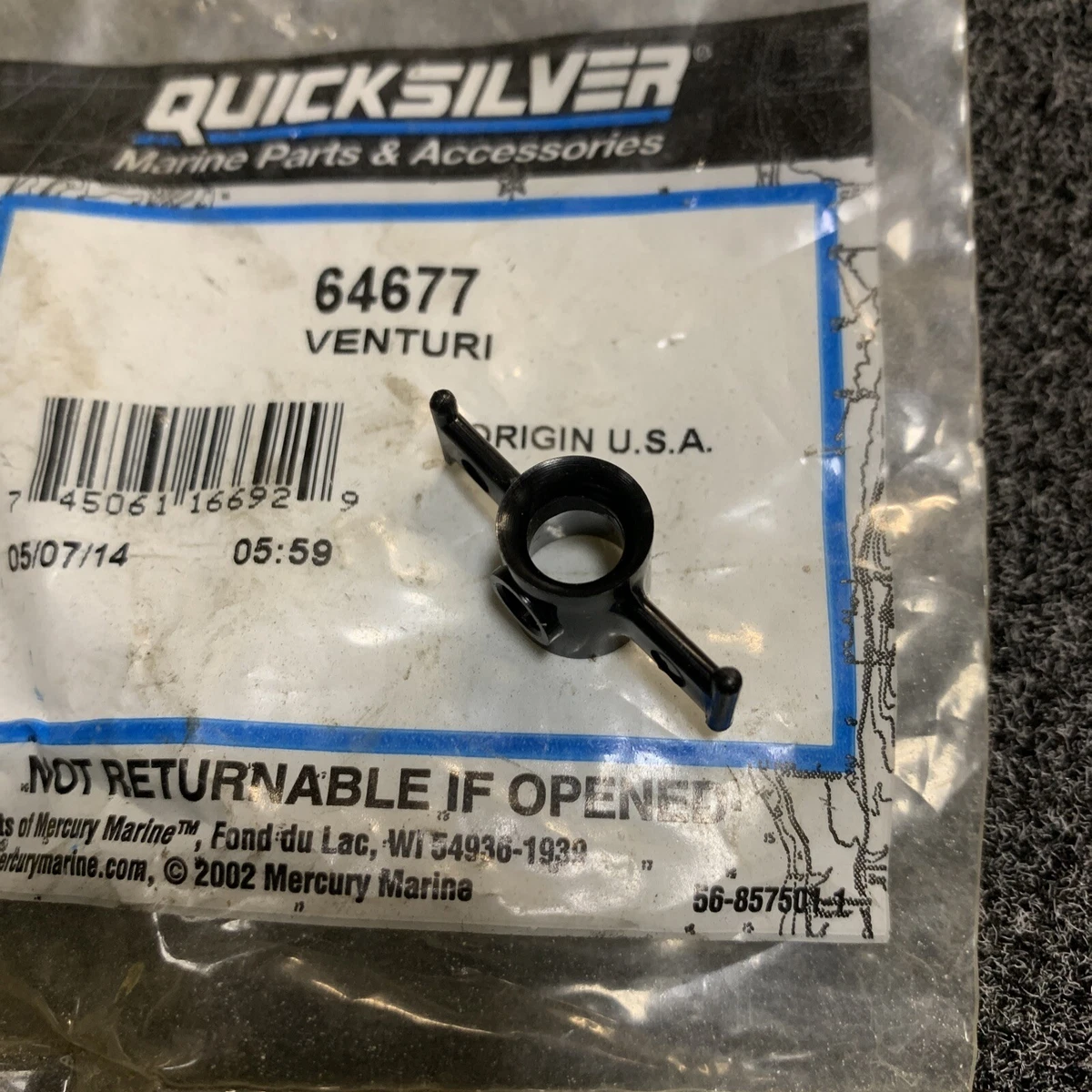 New Mercury Mercruiser NOS Oem Part 64677 Venturi | eBay 