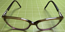 ELLEN TRACY - SOCHI 52/16/130 ROSE HORN WOMEN EYEGLASSES FRAMES ONLY