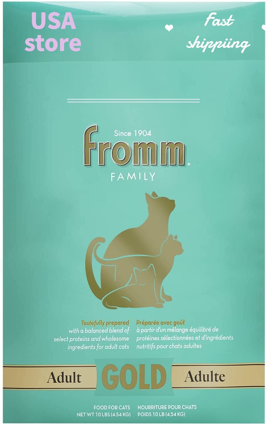 Fromm Adult Gold Dry Cat Food  Premium Cat Food for Adult Cats 10 Lb