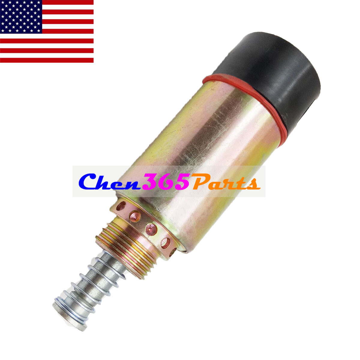 12V CAT 9X5312 Fuel Shut Off Solenoid for Caterpillar 3114 3116 3126