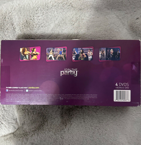 ZUMBA Fitness Exhilarate Body Shaping System NEW UNOPENED (Includes DVDS & stick - Picture 3 of 3