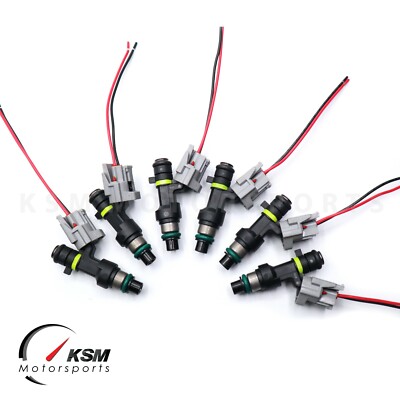 6x 440cc Fuel Injectors for NISSAN NISMO SKYLINE R34 RB25DET NEO ER34 fit DENSO 