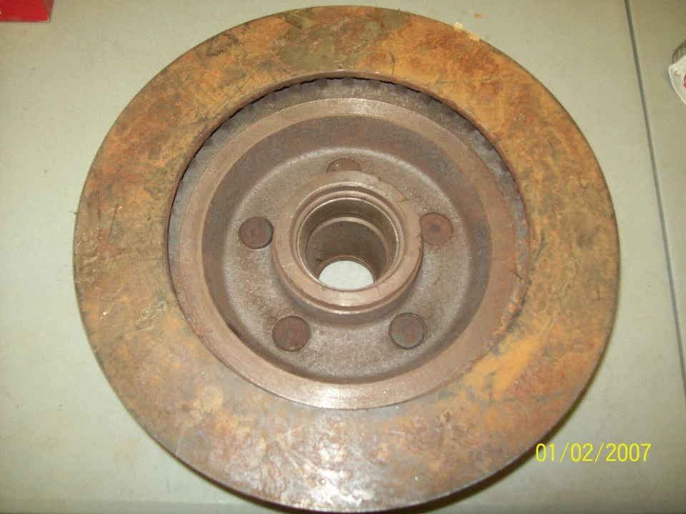 Rotor de freno delantero y buje Ford/Lincoln/Mercury/Thunderbird 1970-1972 Foto 2 de 2