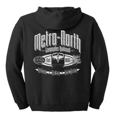 METRO NORTH RAILROAD FL9 HOODIE CONRAIL NEW HAVEN NEW YORK CENTRAL TRAIN MNRR