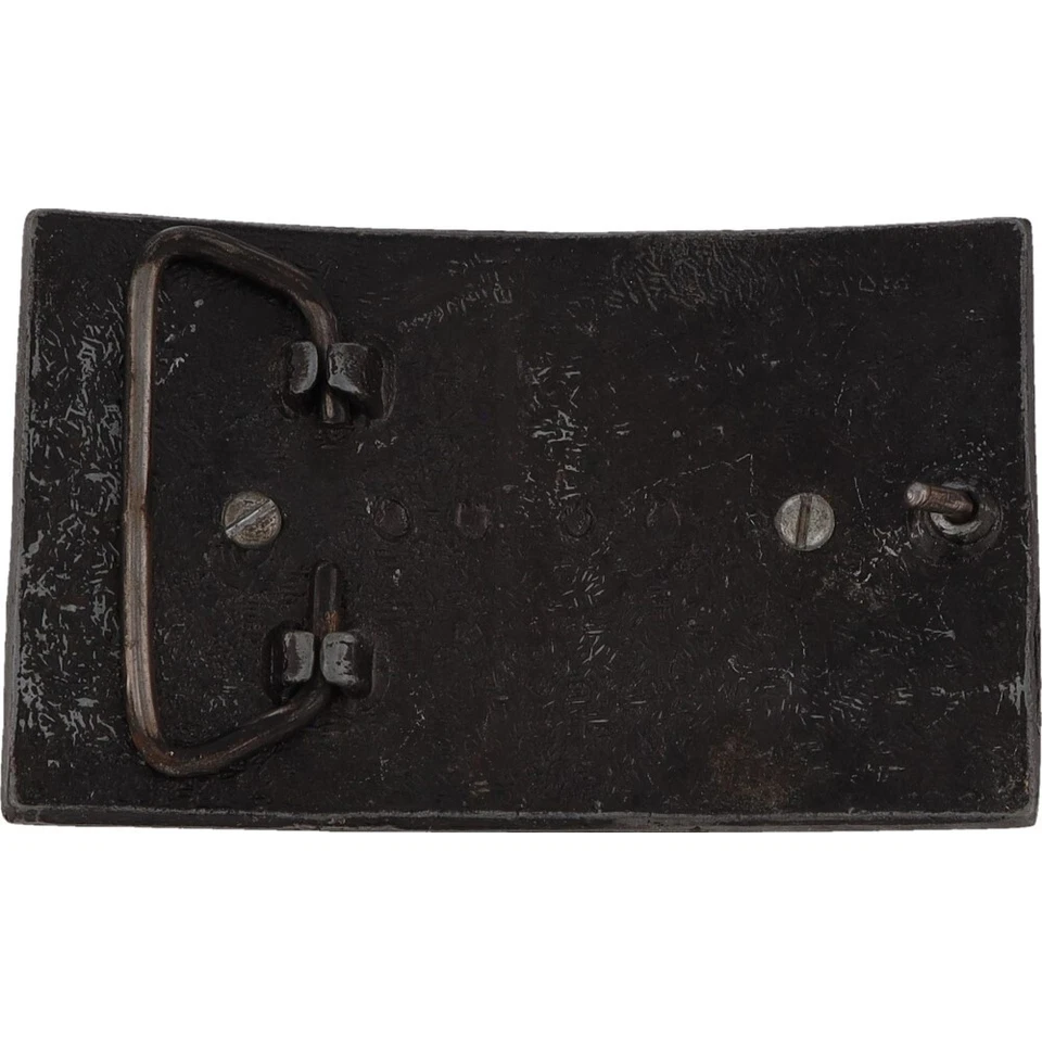 Винтажная пряжка ремня 1980-х годов с драгоценными камнями ковбойская ковбойская вестерн яшма как есть - Изображение 2 из 4