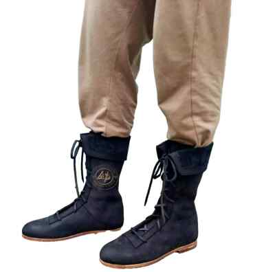 Medieval Gladiator boots genuine Leather Boots Mens Boots | Sca Larp Mens Shoes