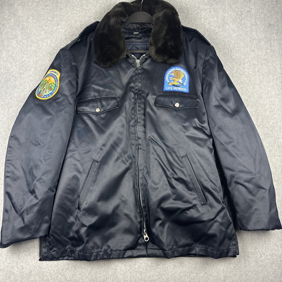 Vintage Tufnyl Blauer Jacket Mens 48L Blue Lined Insulated Hunting