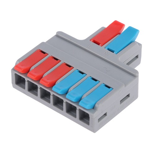 Quick Splitter 2 In 4/6 Out Wire Connector Universal Wiring Cable ConneA_$6 - 第 5/12 張圖片