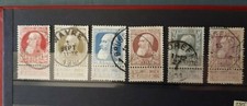 timbre belgique : Roi Léopold II 1904 COB N° 74, 75, 76, 77, 78, 80