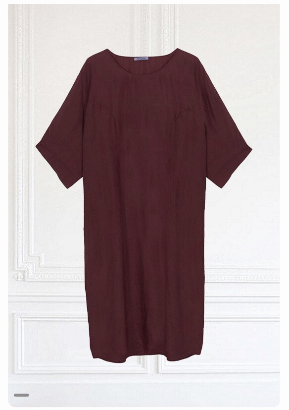 dark red t shirt dress Women's Maxi Dress Sundress T Shirt Dress Tee Dress A Line Dress Vacation  Casual Beach Going