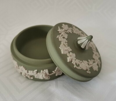 Wedgwood Jasperware Green Box