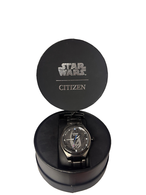 Citizen Eco-Drive Men's Star Wars Mandalorian Watch Brand New With