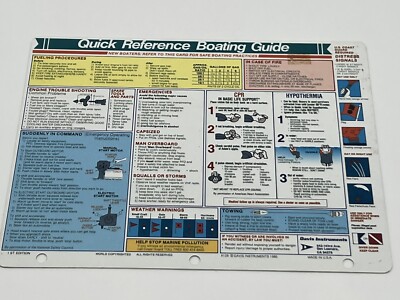 Davis Instruments Boating Guide Quick Reference Card #128