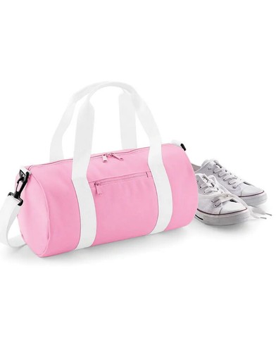 Bagbase Mini Barrel Bag Holdall Duffle Holiday Sports Gym Handheld Bag - Picture 4 of 6