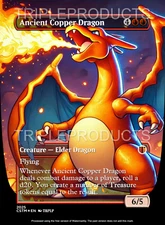 Ancient Copper Dragon - High Quality Altered Art Custom Cards