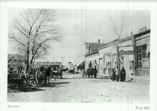 *NM Postcard-"Saloons.. (No Shortage Drinking Establisments)- *Taos, NM -{C86}