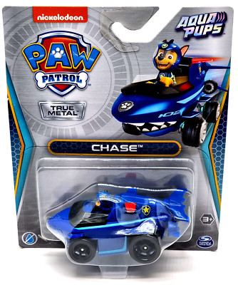 Paw Patrol Aqua Pups 20139495 True Metal Fahrzeuge Autos Cars Figur Chase