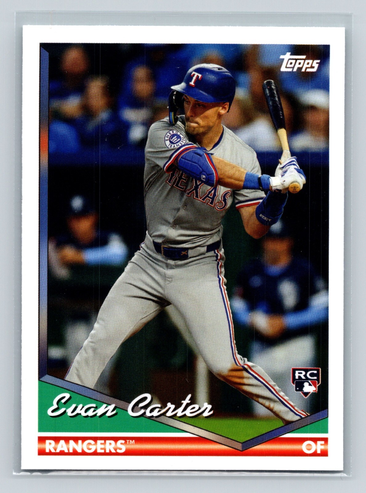 2024 Topps Archives Baseball #223 Evan Carter, Texas Rangers RC