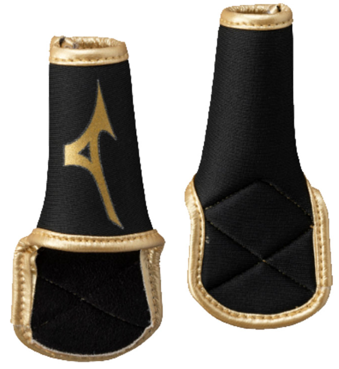 Mizuno Japan Baseball Glove Finger Protector Cussion Pad Black Gold 1EJED175