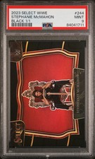 2023 Panini Select WWE Stephanie Mcmahon #244 Black Prizm 1/1 PSA 9
