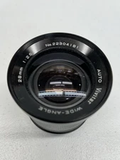 Vivitar 28mm Diameter 1:2.5 Camera Zoom Lens Wide Angle