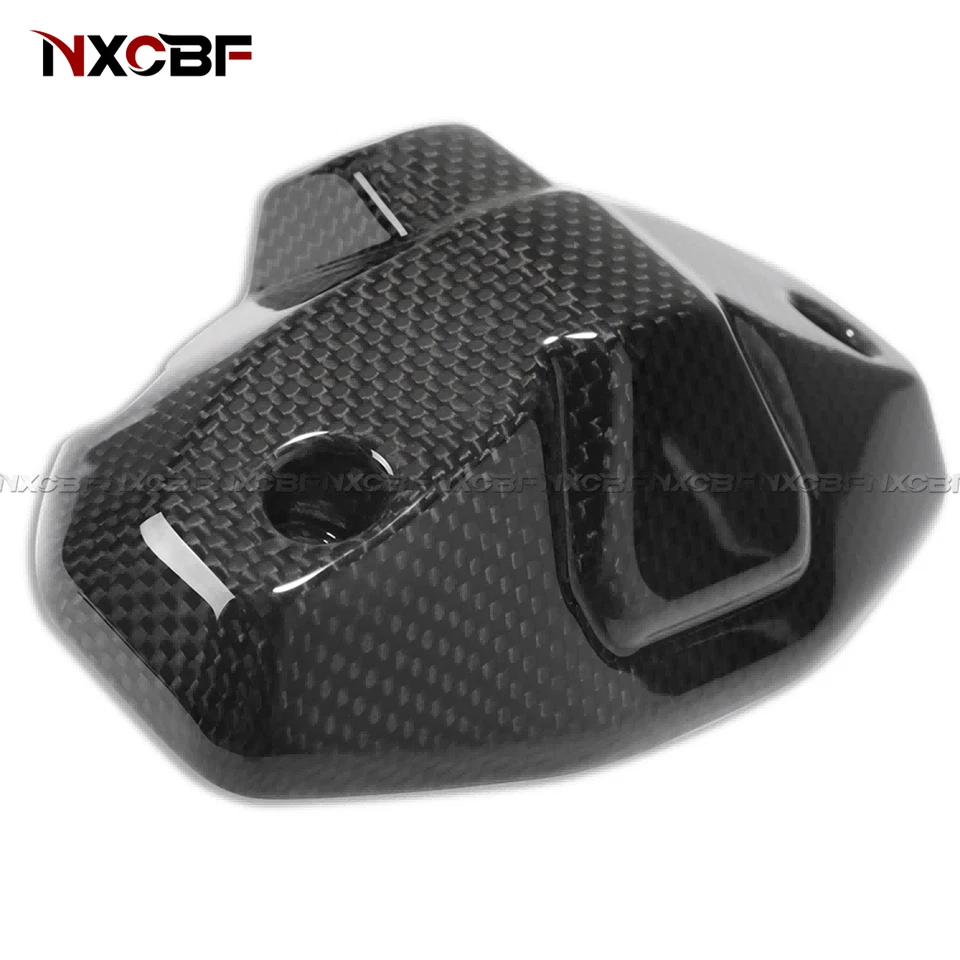 Carenado de cubierta de medidor de instrumento delantero de fibra de carbono Ducati Monster 797 2017-2020 Foto 4 de 4