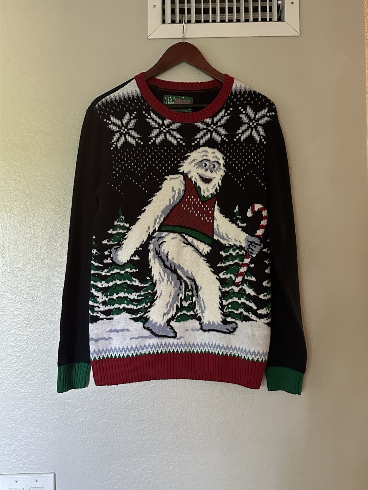 Ugly Christmas Sweater Men's Unisex S Abdominal Snowman Fair Isle Sweater