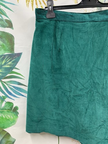 Damen grüner Cord Skort Größe 16 - Wickeloptik Top Zustand - Bild 2 von 8