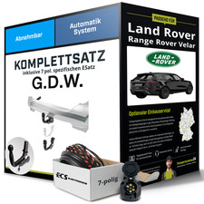 Für LAND ROVER Range Rover Velar L560 Anhängerkupplung abnehmbar +eSatz 7pol 17-