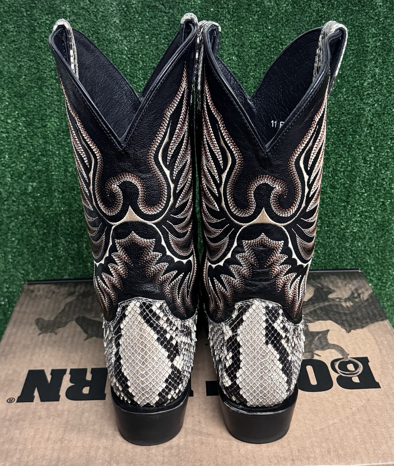 Ariat Slick Python Cowboy Boots 11EE - image 4