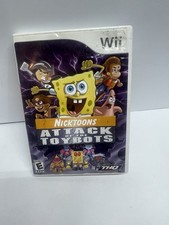 THQ Nicktoons Attack of the Toybots (Nintendo Wii) Disc Case Manual E