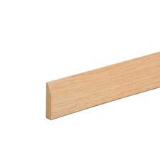 MDF Oak Chamfered Architrave 18mm 69mm 2100mm Door and Window Trims 5 Pack
