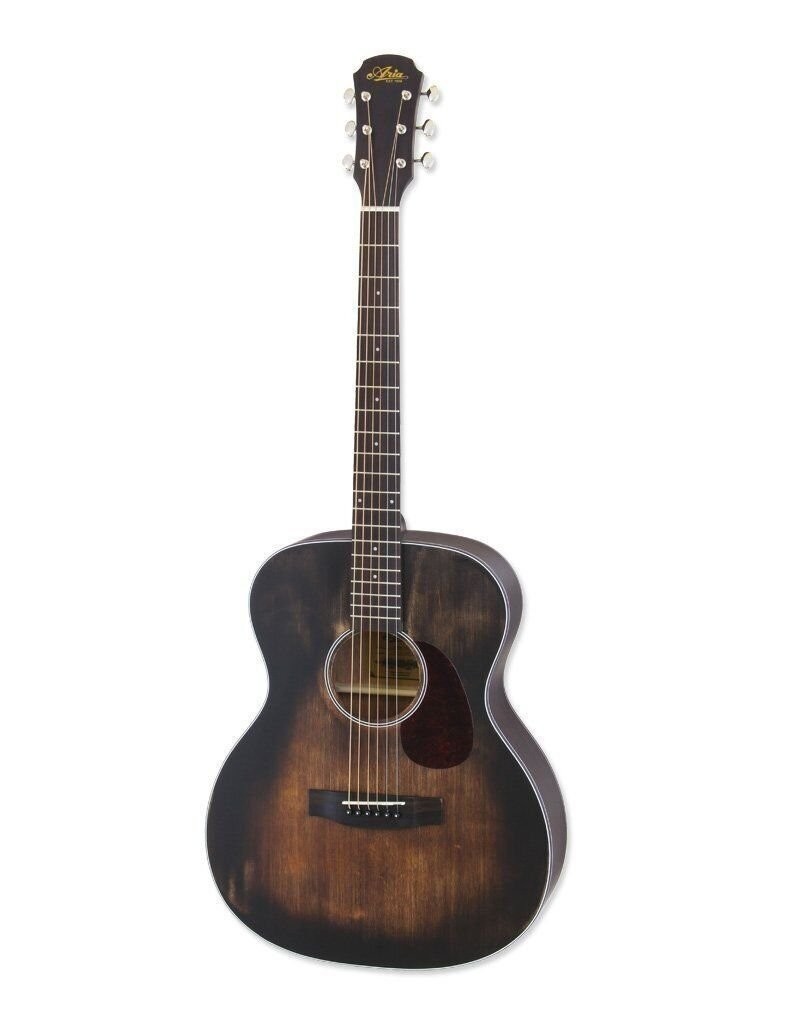 Aria Delta Player 6 String Acoustic Guitar Muddy Brown Matte Finish OM 51690₽