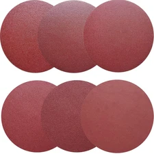 18 PCS 12" PSA Sanding Discs - 3 Each of 80, 100, 120, 180, 240, 400 Grit - 12 I