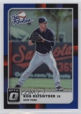 2016 Panini Donruss Optic The Rookies Blue 8/149 Rob Refsnyder #TR4 e5r