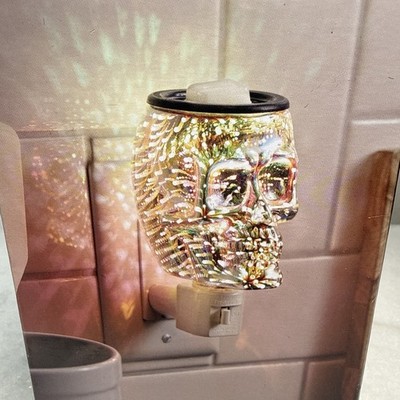 Brand New Celebrate Together Skull Wax Warmer Wall Plug In