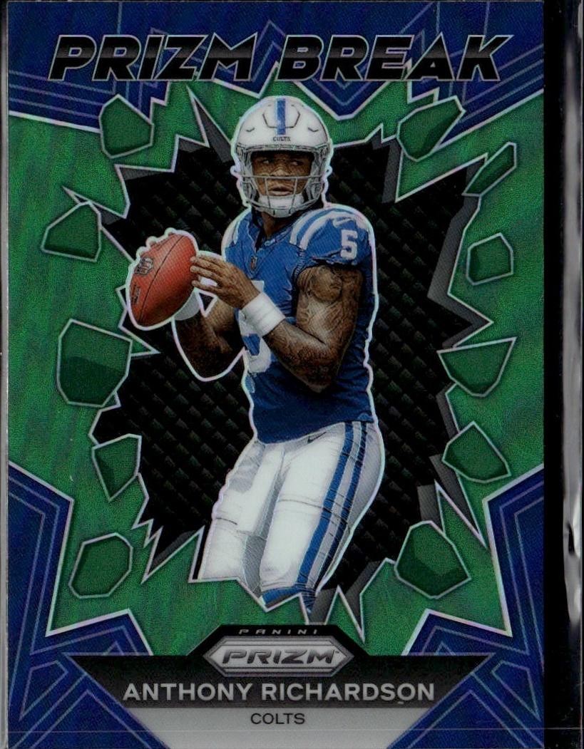 2023 Prizm #PB-4 Anthony Richardson Prizm Break Prizms Green Wave