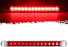 17 Inch 14 Red Led Trailer Light Bar Strip Brake Sequential Turn Signal With