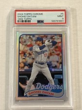 2024 Topps Chrome1989 Topps Baseball PSA 9 Shohei Ohtani #89CB-5