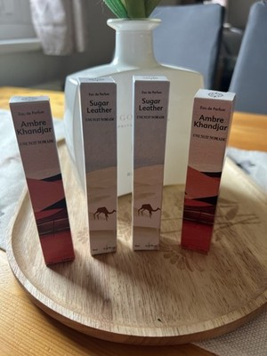 Une Nuit Nomade Sugar Leather Ambre Khandjar Set Neu 2x 10ml+2x8 ml Parfum