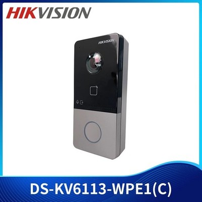 Hikvision IP Video Intercom DS-KV6113-WPE1(C) 2MP Door station Doorbell PoE WiFi