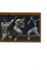 2002 TOPPS LEAGUE LEADERS HOMERS PALMIERO, JIM THOME, ALEX RODRIGUEZ