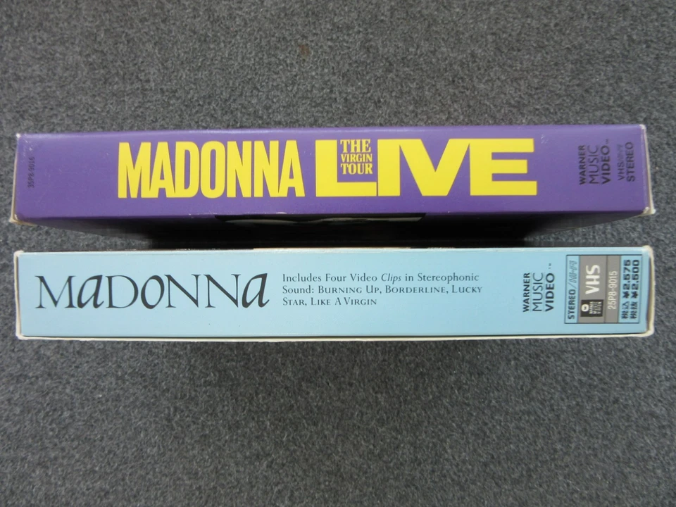 Madonna "The Virgin Tour" Live VHS 1985 & 4 Videoclips Warner Music VHS Foto 2 de 4