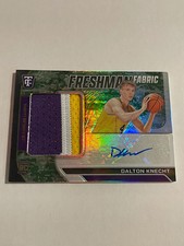 Dalton Knecht 2025 Totally Certified Freshman Fabric #FFS-DAL Green Camo Patch 