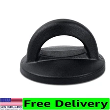 Stylish Black Pot Lid Knob - Heat-Resistant & Dishwasher Safe Kitchen Essential