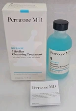 Perricone MD NO RINSE MICELLAR CLEANSING TREATMENT 4oz / $45 Retail New In BOX