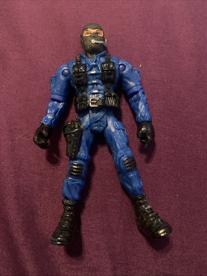 2003 LANARD The Corps Commando Force HUGO SHADOW ORTIZ 4 In Action Figure Blue